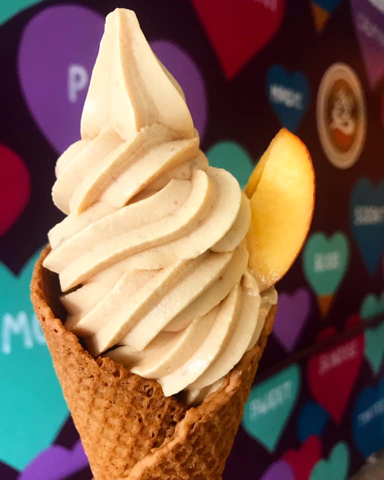 peaceful peach yoga-urt